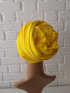 T'Wrap Headwrap -  Yellow   -  Cotton - ThandiWrap