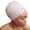 T'Wrap Headwrap - Cotton knit - Oatmeal - ThandiWrap