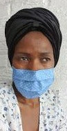 Pleated Face Masks:  2 layers - Filter Pocket & Nose Wire - ThandiWrap